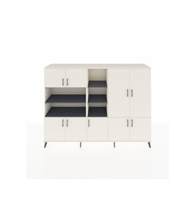 Hyperion Dolap 14 Raflı 9 Kapaklı 220x44x163 Aytaşı-Aytaşı/Antrasit