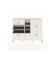 Hyperion Dolap 14 Raflı 9 Kapaklı 220x44x163 Aytaşı-Aytaşı/Antrasit