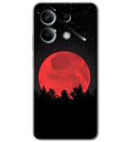 Redmi Note 13 Pro 5G Kılıf HD Desen Baskılı Kılıf - Kanlı Ay