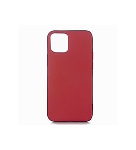 Apple iPhone 12 Mini Uyumlu Kılıf Zore Premier Silikon Kapak (Mürdüm)