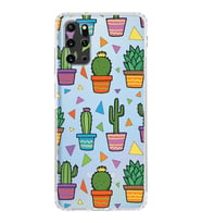 PrintiFy Samsung Galaxy S20 Plus ile Uyumlu Water Color 4  Kamera Korumalı Şeffaf  Kılıf