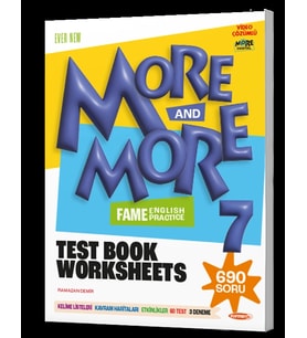 More and More 7. Sınıf Fenomen English Test Book Worksheets