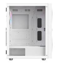 POWERBOOST PB-P3509BW 4-ARGB Fanlı Gaming Mid-Tower PC Kasası Beyaz