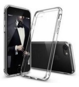 Ringke Fusion iPhone 7/8 ile Uyumlu KIlıf Crystal Clear TPU Bumper Extra Darbe Emici (Şeffaf)