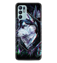 Oppo Reno 6 Kılıf Silikon Desen Özel Seri Dog Eyes 1761