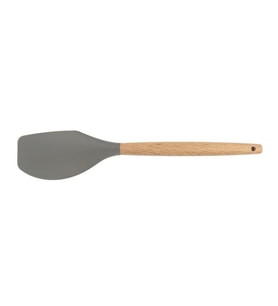 Silikon Sıyırma Spatulası Ahşap Sap - 32 cm