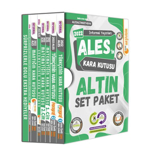 ALESİN Kara Kutusu Altın Set Paket Konu Özetli Dijital Çözümlü Çıkmış Soru Banka