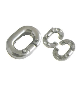 ZİNCİR EK BAKLASI KROM ÇAP 8MM TEKNE YAT