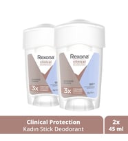 Rexona Clinical Protection Kadın Stick Deodorant 45 ml x2