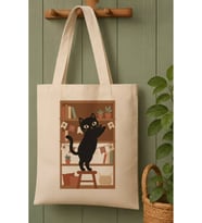 Le Vion kedirafta - Baskılı Bez Çanta 38x42 cm 170 Gr Omuz Çantası Kadın Alışveriş Çantası