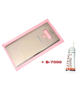 Tkgz Samsung Galaxy NOTE 9 Arka Pil Batarya Kapağı (CAM+B-7000) GOLD