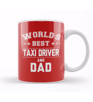 Fathers Day Worlds Best Biker And Dad Kupa Bardak Porselen