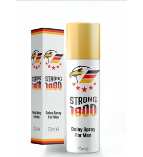 1 Kutu Strong 1800 Yüksek Kalite Erkek Geçiktirici Sprey - Made in Germany Premium Ürün - 1 Kutu 20ML
