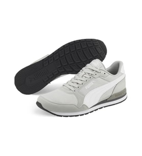 Puma ST RUNNER V3 MESH 384640-03 Erkek Günlük Sneakers (Gri-Beyaz)