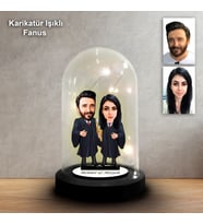 KİŞİYE ÖZEL AVUKAT,SAVCI TASARIMLI IŞIKLI KARİKATÜR FANUS BİBLO FN197