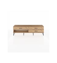 Arges TV Ünitesi 3 Çekmeceli  176x30x51 Çam-Çam