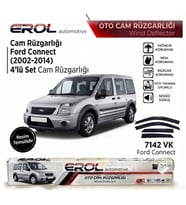 Ford Connect (2002-2014) 4'lü Mugen Cam Rüzgarlığı