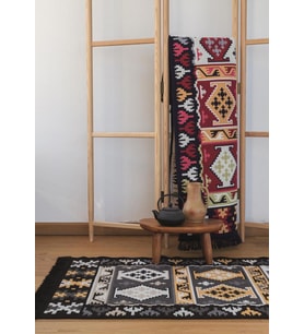 Bigghome SA1590A Çift Taraflı Kilim 80*150 cm (Çok Renkli)
