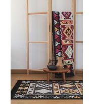 Bigghome SA1590A Çift Taraflı Kilim 80*150 cm (Çok Renkli)