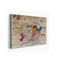 Jean Michel Basquiat'in 50 cent Piece İsimli Eseri Kanvas Tablo-5017