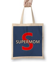 Supermom Süperanne Bez Çanta Uzun Saplı
