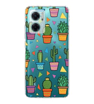 PrintiFy Xiaomi Redmi Note 11E ile Uyumlu Water Color 4  Kamera Korumalı Şeffaf  Kılıf