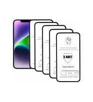 Apple Uyumlu iPhone 14 İle Ekran Koruyucu Tam Kaplayan 5li Set