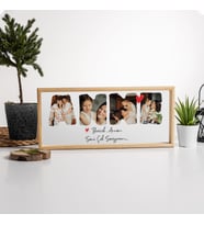 En Güzel Anneye Fotoğraf Baskılı Ahşap Tablo