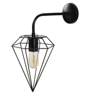 MYLİGHTS RETRO MAT SİYAH ŞIK TASARIM APLİK   E 27   DUYLU