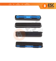 Mercedes W202 W203 W208 W209 W210 W211 W215 W219 W220 W240 W140 için Sunroof Perde Kılavuz Klipsi