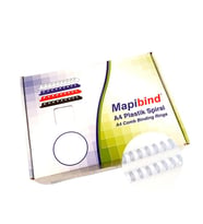MAPİBİND 28MM PLASTİK SPİRAL BEYAZ 50 AD.