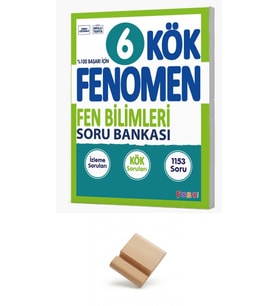 Fenomen 6. Sınıf Maarif Kök Fen Bilimleri Soru Bankası + Telefon Standı