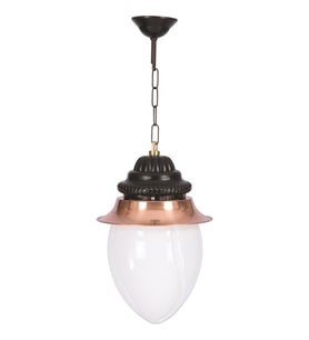 AVONNI BFE-68050-BSY-OP Sarı/Siyah Boyalı Dış Mekan Aydınlatma E27 Aluminyum Döküm Dip Akrilik Cam 22cm