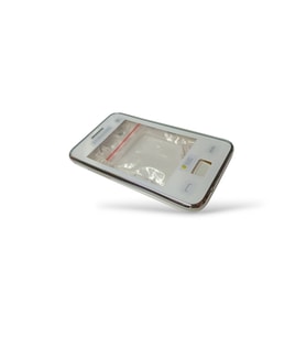 Samsung S5220 Kasa Samsung S5222 Star 3 Uyumlu Beyaz Renk Orta Kasa Ön Arka Kapak Tuş Takımı