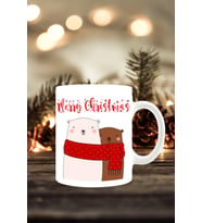 Yılbaşı Yeni Yıl Konseptli Noel Merry Christmas Baskılı Kupa Bardak