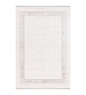 İpek Mekik Halı Vienna 2511 A Modern Halı (Gri-Bej)