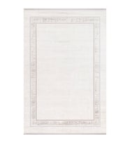 İpek Mekik Halı Vienna 2511 A Modern Halı (Gri-Bej)