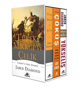 Tüfek, Mikrop Ve Çelik Üçlemesi Kutulu Özel Set (3 Kitap Karton) (Krem)