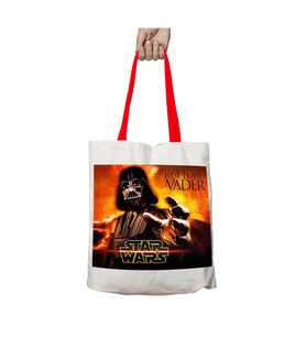 Kırmızı Kulplu Star Wars Darth Wader Yıkanabilir Omuz Çanta
