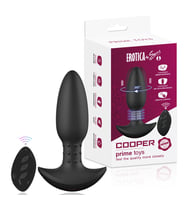 PRIME TOYS Cooper Şarjlı Uzaktan Kumandalı Dönme Hareketli Prostat Masaj  Uyarıcı Vibratör