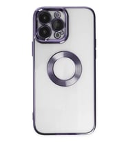 Newface Apple iPhone 14 Pro Max Kılıf Slot Silikon - Mor