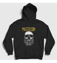 Presmono Unisex Siyah Admat Mastodon Kapüşonlu Sweatshirt 163137tt
