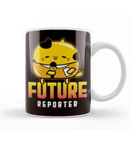 Future Reporter Journalist Writer Author Journalism Freedom Kupa Bardak Porselen