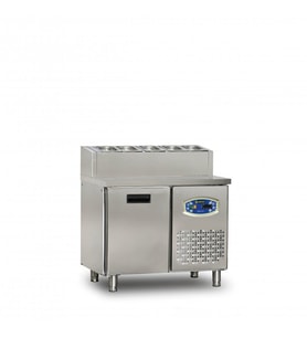 Dampak Tek Kapılı Alçak Monte Pizza Hazırlık Dolabı 196 Litre 100 x 70 x 109 (cm)