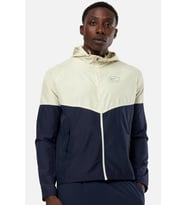 Nike Air Water Resistant Packable Hoodie Jacket Erkek Kapüşonlu Çanta Olabilen Suitici Spor Ceket Lacivert