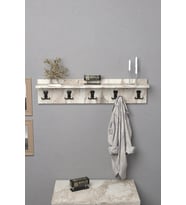 Askılık Duvar Elbise Askılığı Portmanto 80 Cm Efes Düz