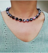 El Yapımı Akik Kolye Doğal Taş  Lazer Kesim Kolye