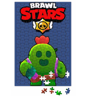 Spike Brawl Stars Puzzle 240 Parça Yapboz