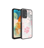Samsung Galaxy A53 5G Uyumlu Kılıf Aynalı Desenli Kamera Korumalı Parlak Zore Mirror Kapak (Pati Desenli)