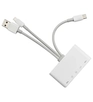 ALLY 3 İN1 İPhone+Usb C+ Usb A Kamera Okuyucu Kart Okuyucu-(5775)